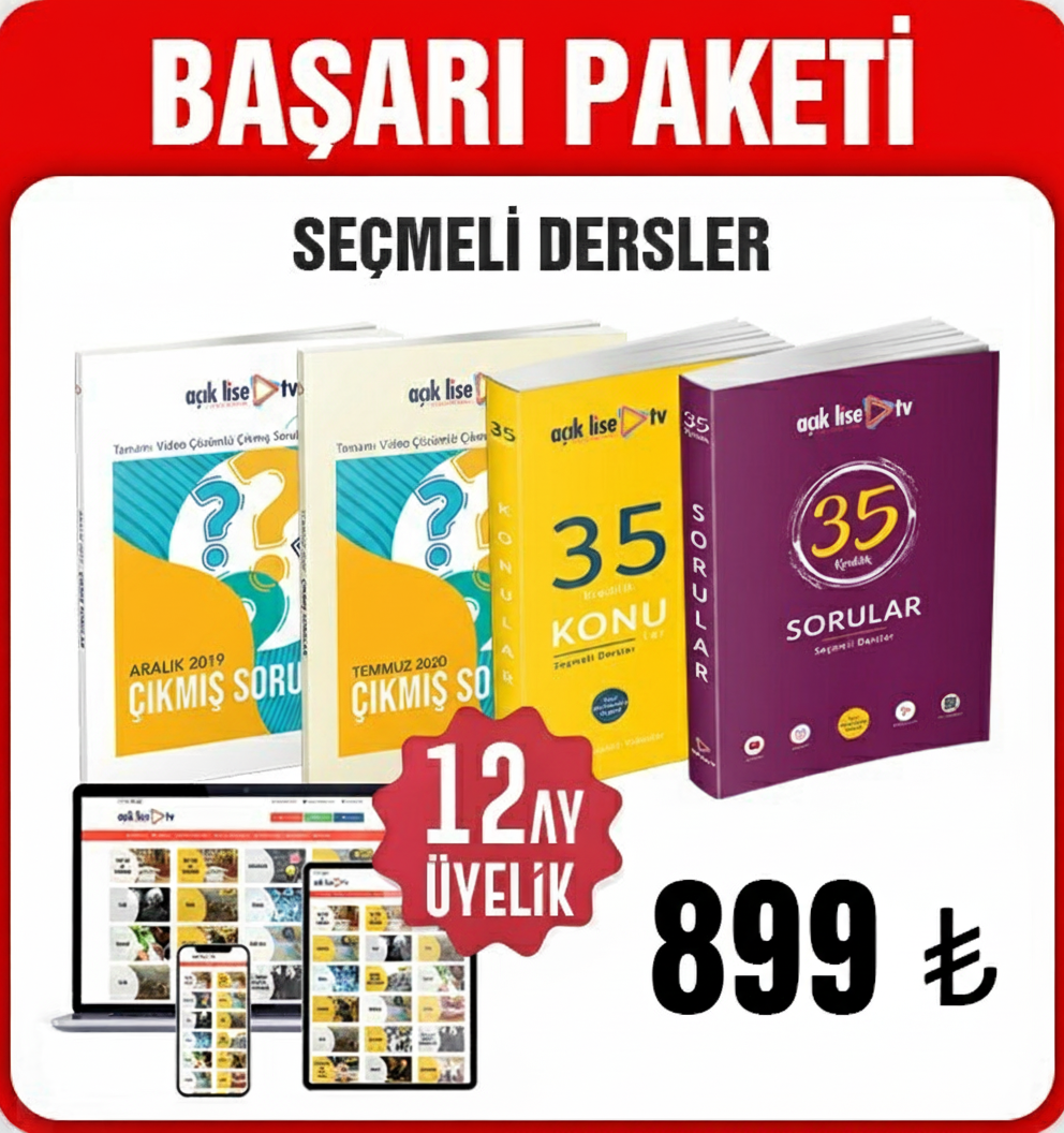 Seçmeli Dersler Başarı Paketi